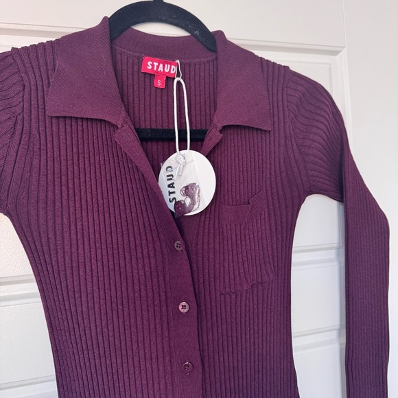 STAUD NWT Napa Dress - Picture 3 of 10